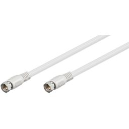 Satellite cable white 10m.