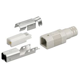 USB type B - Kabel montage