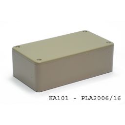 PLA2006/16 Plastic Behuizing - 190 x 60 x 110 mm - grijs 