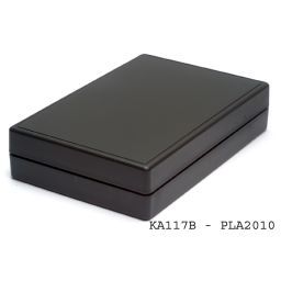 Antistatische Plastic Behuizing - 186 x 123 x 25 mm - Zwart 