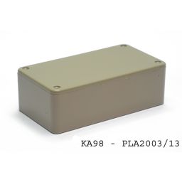 PLA2003/13 Plastic Behuizing - 112 x 31 x 62 mm - grijs 