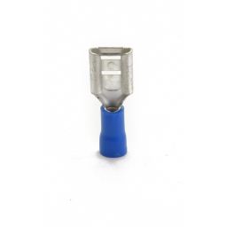 Opschuifcontact vrouwelijk 7,7x0,8mm - Blauw - 10 stuks 