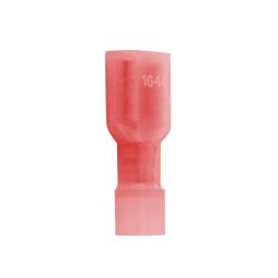 Geisoleerd opschuifcontact - vrouwelijk 4,8x0,8mm Rood - 100 stuks 