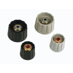 Knop Grijs 21mm - Ø6mm 