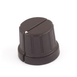 Rotary knob - 20 x 15mm - Black 