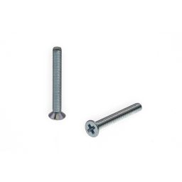 Bout M2,5 - Lengte: 20mm - 100 stuks - metaalschroef met verzonken kop