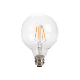 Ampoule à filament LED - G95 - 4W - E27 - Blanc Chaud 2200K 