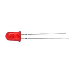 LED 5mm - Rood diffuus 19mcd 50° 10mA/2,0V 