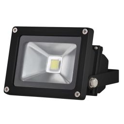 Led-schijnwerper voor buitenshuis - 10 W Epistar chip - 6500K  zwart