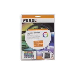 Kit met flexibele RGB ledstrip / controller en voeding - 5m 