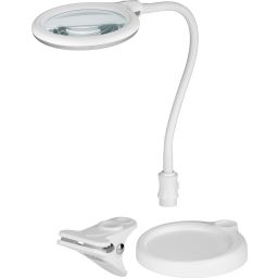 LED-Bureaulamp 3D + 12D met vergrootglas - 6W - GTRF074 - 30 leds 