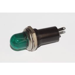 *** Lamphouder voor E10 groen 16x40mm RETRO