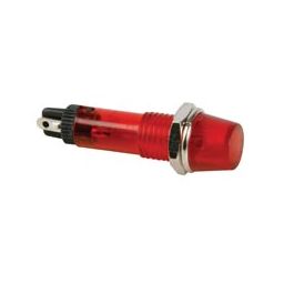 Ronde signaallamp 8mm 12V Rood 