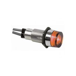 12V oranje draadlamp 13mm *** 