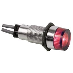 Ronde signaallamp 13mm - 12V - Rood 