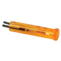 Ronde 7mm signaallamp 220V - Oranje 