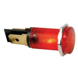 Ronde signaallamp 14mm 230V rood