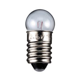 Ballonlamp E10 12V /100mA 1,2W. 