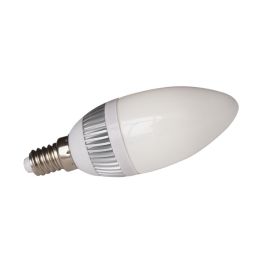 Kaarsledlamp - E14 -Mat - Warm Wit - 230V AC *** 