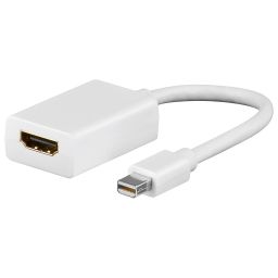 Mini Displayport <-> HDMI vrouwelijk wit 20cm 
