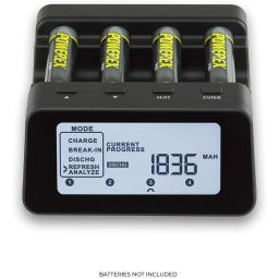 Professionele batterijlader/- analyzer - voor AA en AAA batterijen - GTRF108 