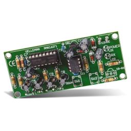 Elektronische stereo volumeregelaar Velleman MK163 IR-gestuurd 0 tot -78 dB 62 stappen 9-12 V DC