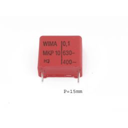 MKP capacitor 100nF 630V 10% P15 