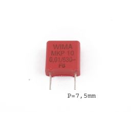 MKP capacitor 10nF 630V 10% P7,5 