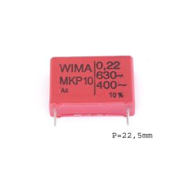 MKP capacitor 220nF 630V 10% P22,5 