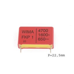 MKP capacitor 4,7nF 1600V 10% P22,5 