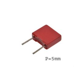 MKT capacitor 100nF 63V 10% P5mm 