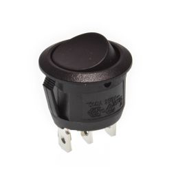 MS114B - enkelpolig - rond ON-ON -  6A/250VAC SPDT