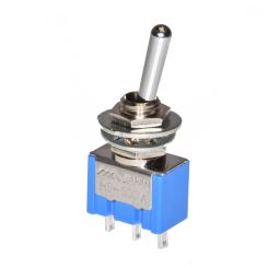 MS-500A Toggle Switch Enkelpolig ON-ON 6A - 125V / 3A - 250V    