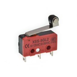 Minimicroswitch met rolhendel (ON)-ON MS-006 
