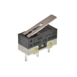 Microswitch subminiature (ON)-ON 3A met hendel 