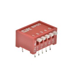 DIP/DIL Switch standard *** 5-polig Pitch 2,54mm 