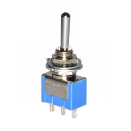 MS-500C Toggle Switch Enkelp. ON-OFF-ON 6A-125V/3A-250V 