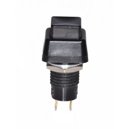 DS-453B Drukknop Square zwart ON-OFF 3A - 125V / 1A - 250V