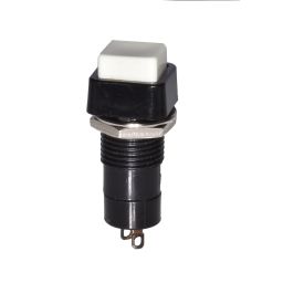 Drukschakelaar OFF - On wit 3A/125V 