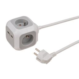 Multistekker met 2xUSB 