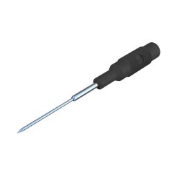 Hirschmann MZS 1 PRUEF Testprobe 1mm met 4mm bus 30VAC/60VDC 1A zwart 