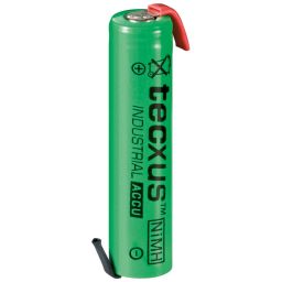 Herlaadbare AAA-batterij - met soldeerlippen - Ni-MH - 1,2V - 800mAh 