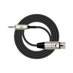 XLR vrouwelijk <> 3,5mm stereo mannelijk - 3 meter 