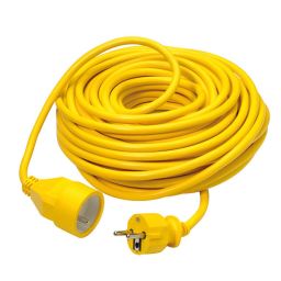 Verlengsnoer 3x1,5mm²  - 10m - Kleur: geel - H05VV-F 