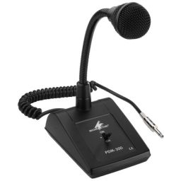 PA desktop microfoon met zwanehals. 