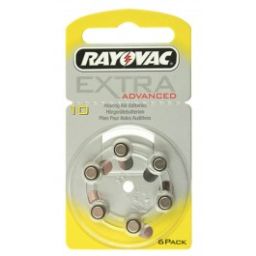 Rayovac Zinc-Air batteries 1,4V 90mAh 6 pieces 