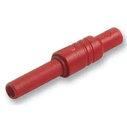 KUN S koppeling voor veiligheidsbanaanstekkers - Hirschmann rood 