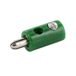 Banaanstekker - 2,6mm - Groen - Voor op kabel - Te solderen 