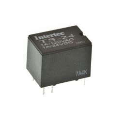 Enkelpolig miniatuurrelais 24V 1A 2,8kohm SPDT 