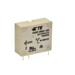 Enkelpolig Relais 8A 12V Staand 330ohm SPDT V23057 